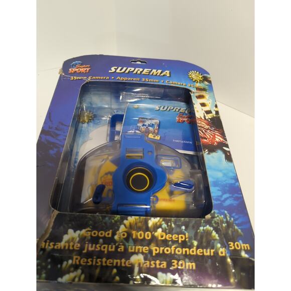 Suprema Super Sport Camera 35mm Film Roll Waterproof Case Scuba Diving NIB - Picture 7 of 7
